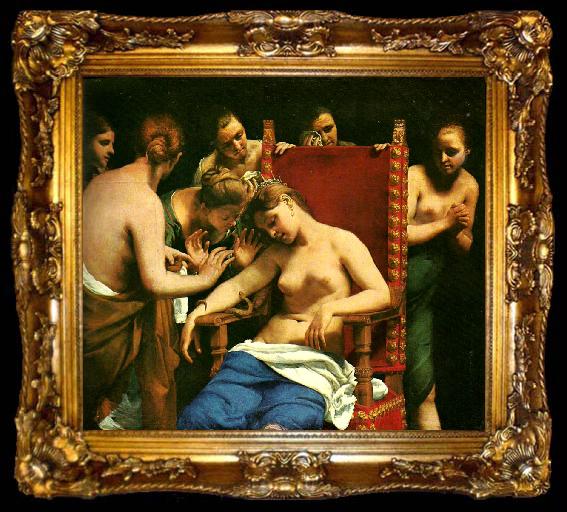 framed  CAGNACCI, Guido cleopatras dod, ta009-2